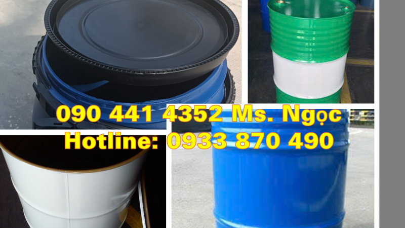 Thùng phuy sắt lưu trữ nhiên liệu, thùng phuy sắt xuất khẩu hóa chất tiết kiệm 