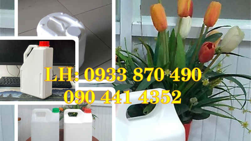 Bán can nhựa 500ml, 1 lít, 2 lít và 5 lít giá rẻ chuyên đựng hóa chất 