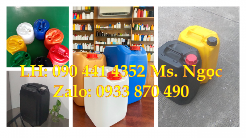 Can nhựa 10 lít vuông mua ở đâu giá rẻ, can nhựa 20 lít đựng hóa chất chất liệu gì tốt nhất 