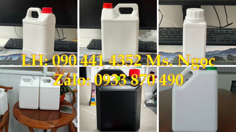 Nhận đặt can nhựa đựng hóa chất từ 500ml đến 30 lít tại Q12