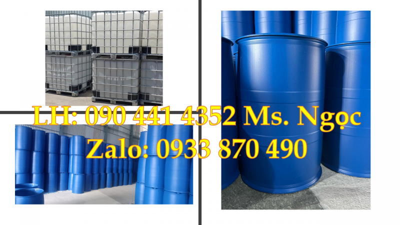 Thùng phuy nhựa 50 lít đựng nước sạch, lu nhựa 220 lít đựng nhiên liệu có chống cháy không