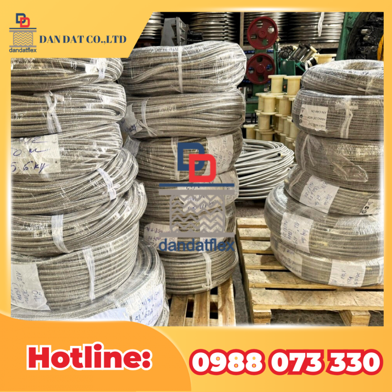 Sản Xuất Lưới Đan Inox, Dây Điện Bọc Inox, Dây Điện Dạng Đan Lưới Chống Nhiễu