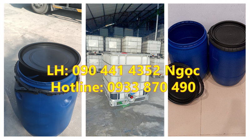 THÙNG PHUY NHỰA 220 LÍT LÀM TRANG TRẠI, THÙNG PHUY 60 LÍT ĐỰNG GẠO, TINH DẦU 