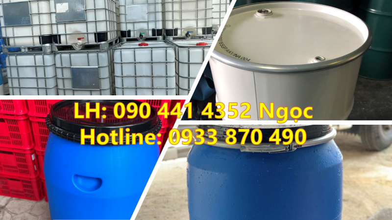 Cung cấp thùng phuy sắt 220 lít giá rẻ nhất, thùng phi sắt nắp hở màu xanh dương giá tốt nhất 