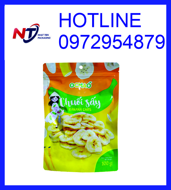 In túi đựng trái cây sấy, bao bì đựng trái cây sấy