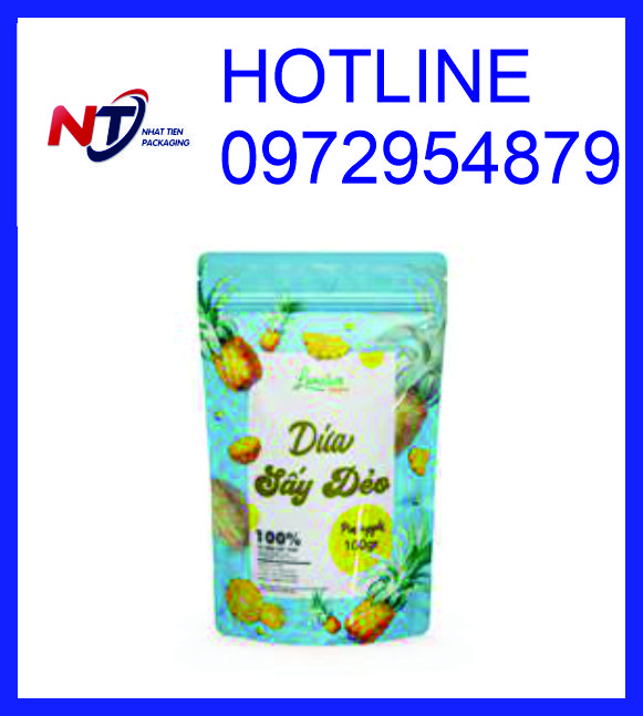 In túi đựng trái cây sấy, bao bì đựng trái cây sấy