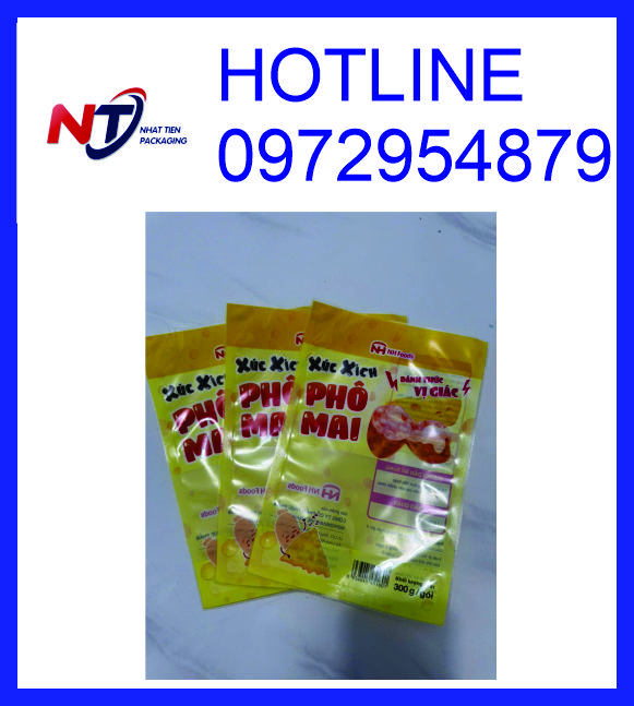 In túi đựng xúc xích, túi PA hút chân không đựng xúc xích