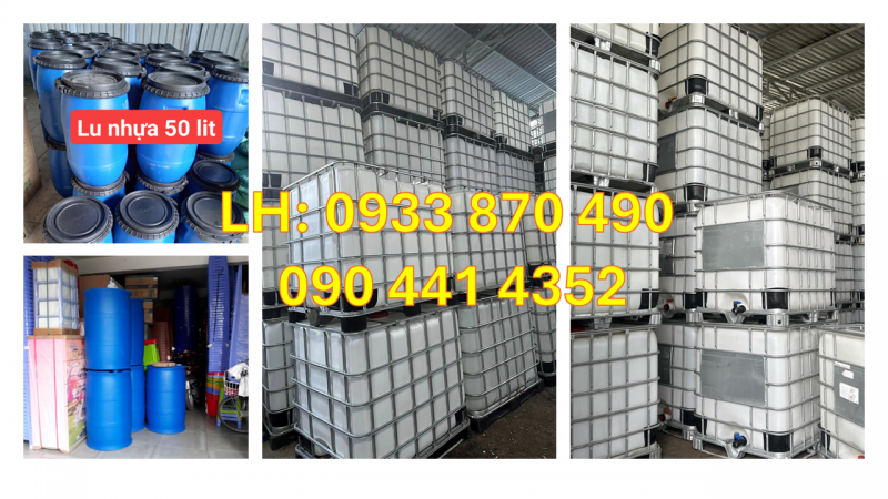 Thùng Phuy Nhựa 220 Lít Đựng Nước Uống Đóng Chai, thực phẩm an toàn vệ sinh