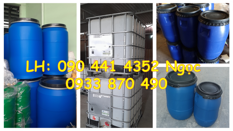 VỎ THÙNG PHUY 60 LÍT ĐỰNG KIỀM, LU NHỰA 120 LÍT ĐỰNG PHÂN BÓN, THỰC PHẨM CHĂN NUÔI