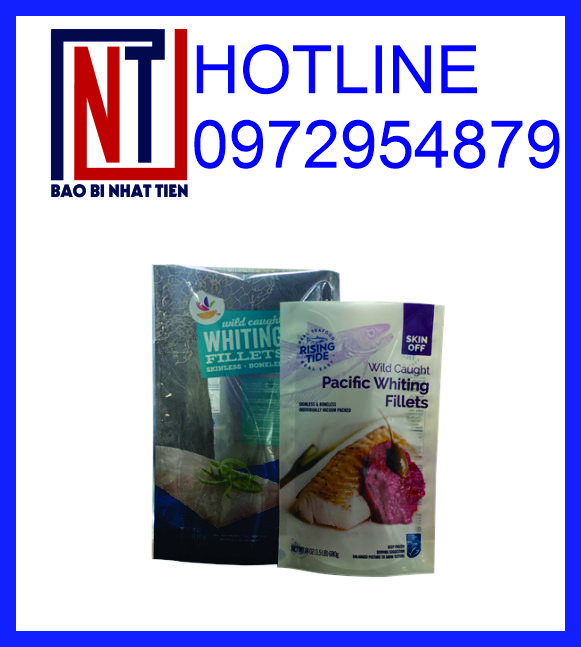 Túi PA/PE đựng thủy sản, in bao bì đựng thủy sản