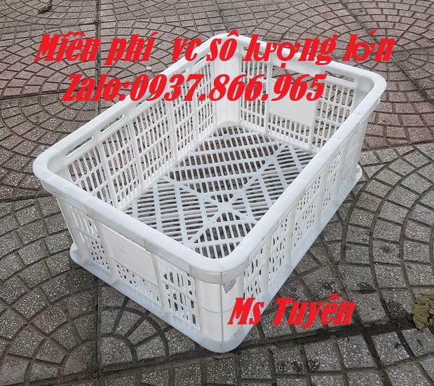 Rổ nhựa HPDE, sóng nhựa hở, sọt nhựa tại Long Biên, sọt đựng nông sản