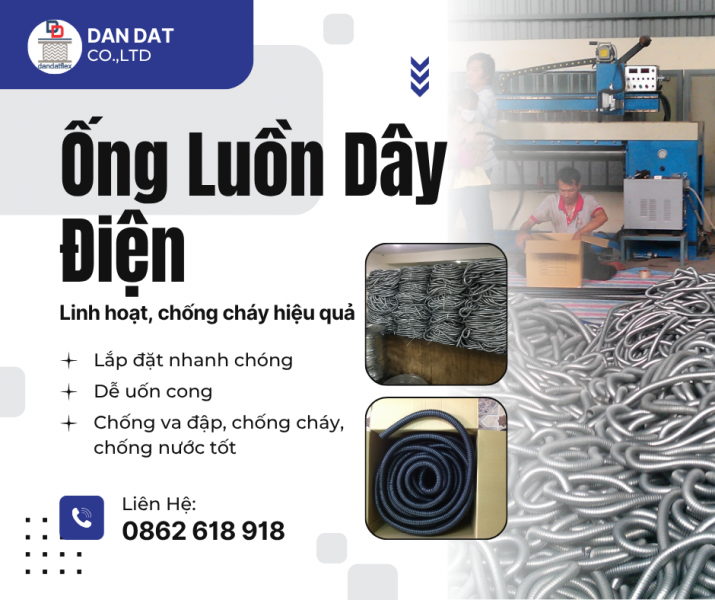 ỐNG RUỘT GÀ LUỒN DÂY ĐIỆN – GIẢI PHÁP BẢO VỆ DÂY ĐIỆN AN TOÀN & BỀN BỈ