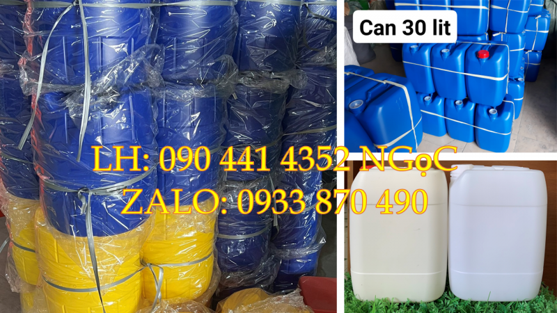 CAN NHỰA 10 LÍT ĐỰNG DẦU TRÀM, CAN NHỰA 20 LÍT ĐỰNG HƯƠNG LIỆU 