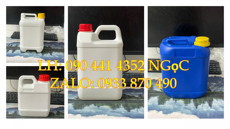 BÌNH NHỰA 5 LÍT VUÔNG ĐỰNG HÓA CHẤT, CAN NHỰA 2 LÍT ĐỰNG MẬT ONG NGUYÊN CHẤT