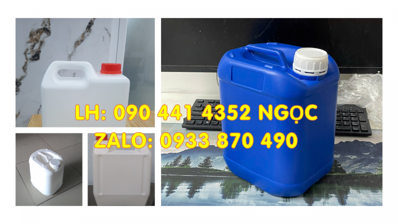 BÌNH NHỰA 5 LÍT VUÔNG ĐỰNG HÓA CHẤT, CAN NHỰA 2 LÍT ĐỰNG MẬT ONG NGUYÊN CHẤT