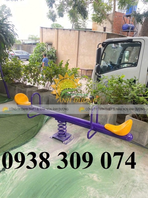 Thú nhún lò xo trẻ em, bập bênh ngoài trời giá rẻ