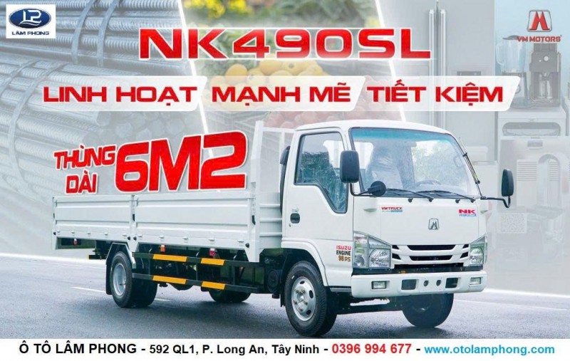 Nhà máy VM Motors ra mắt và công bố giá bán lẻ của dòng xe NK Series Euro 5 phân khúc thùng dài 6.2m