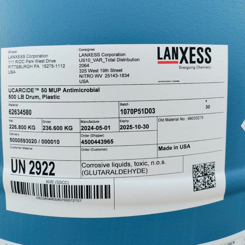 UCARCIDE GLUTARALDEHYDE 50% diệt khuẩn, diệt nấm nhanh, mạnh, xử lý nước 