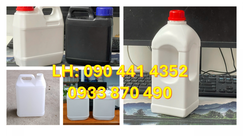 CAN NHỰA 1 LÍT ĐỰNG NƯỚC SỐT, CAN NHỰA 2 LÍT TRONG ĐỰNG TRÀ SỮA 