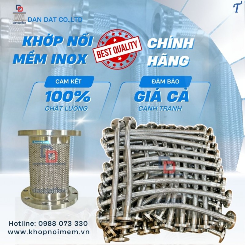 Khớp nối mềm lắp ren/ Khớp nối kim loại nối ren/ Khớp nối ren công nghiệp/ Mối nối mềm inox