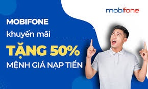 MobiFone lì xì năm mới, nạp thẻ nhận ngay 50% khuyến mãi