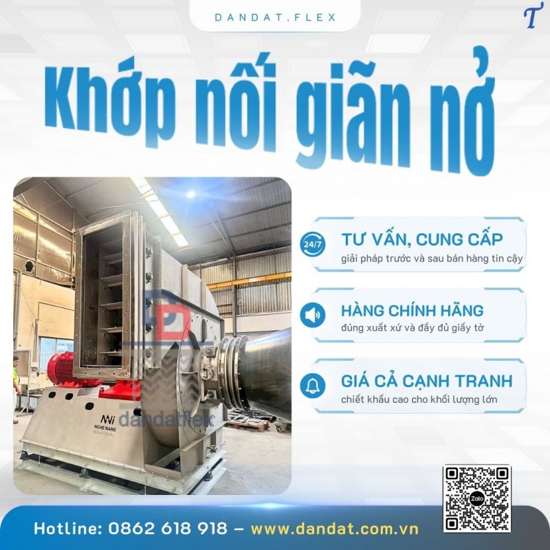 Khớp giãn nở nhiệt hệ hơi/ Khớp giãn nở bằng vải chịu nhiệt/ Khớp giãn nở dẫn khí CO