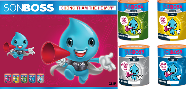 Tổng nhà phân phối sơn nước Boss interio Satin Finish trong nhà chính hãng giá rẻ  tại TPHCM