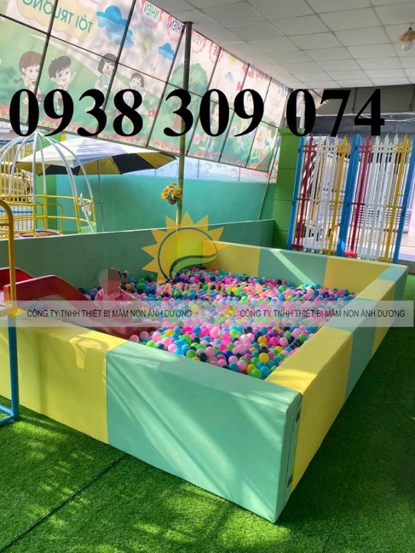 Khung nhà bóng trẻ em bọc simili, khung nhà bóng mềm trẻ em