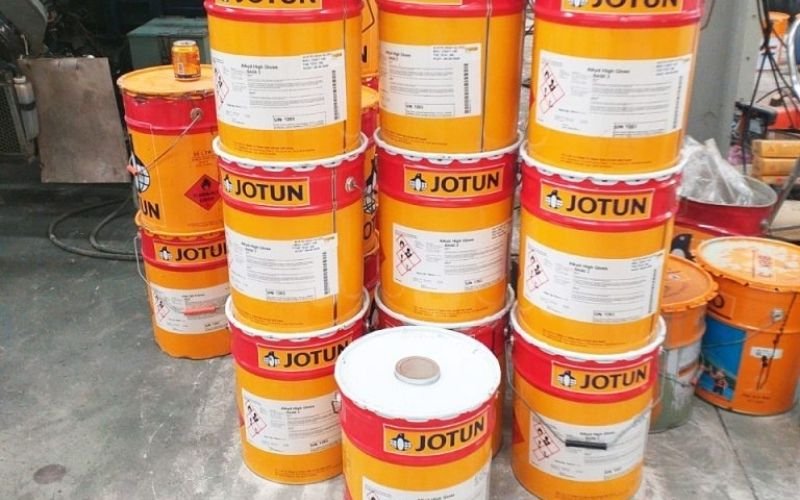 Tổng nhà phân phối sơn dầu Jotun Pilot II màu đỏ pccc cho sắt thép chính hãng giá rẻ