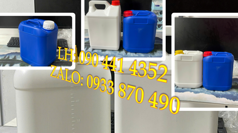 CAN NHỰA 500ML ĐỰNG HÓA CHẤT, SẢN XUẤT CAN NHỰA 1 LÍT ĐỰNG THUỐC TRỪ SÂU 