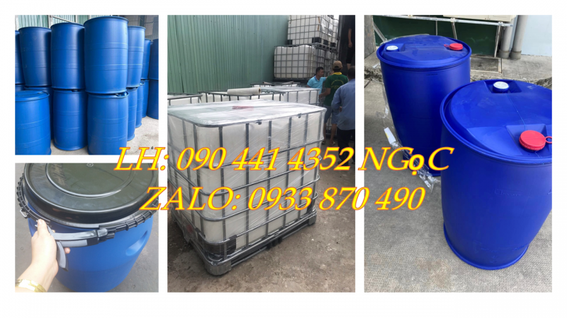 BÁN VỎ THÙNG PHI NHỰA 220 LÍT NẮP KÍN, THÙNG PHUY NHỰA 120 LÍT ĐỰNG DÒNG AXIT MẠNH