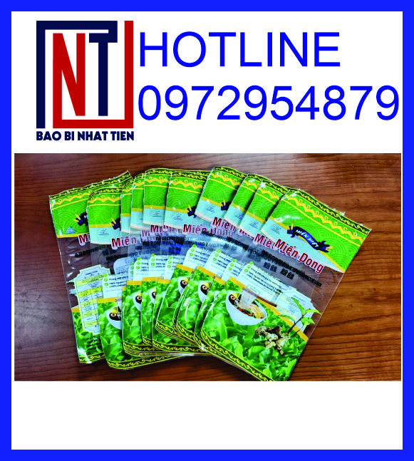 Chuyên sản xuất bao bì đựng miến, in túi đựng miến