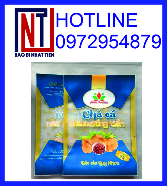 Chuyên sản xuất bao bì đựng chả cá, túi PA/PE đựng chả cá