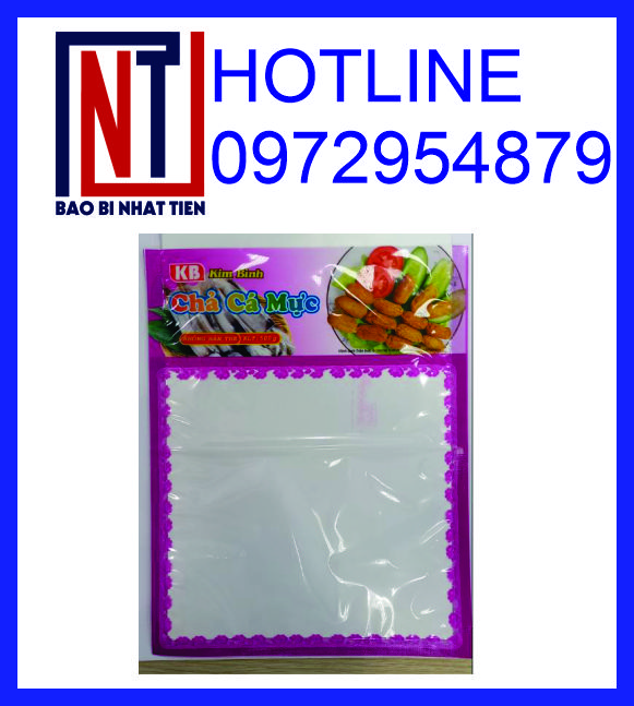 Chuyên sản xuất bao bì đựng chả cá, túi PA/PE đựng chả cá