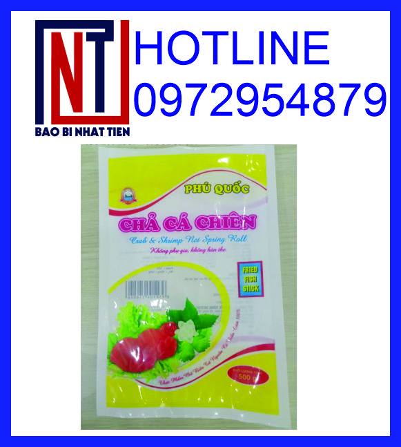 Chuyên sản xuất bao bì đựng chả cá, túi PA/PE đựng chả cá