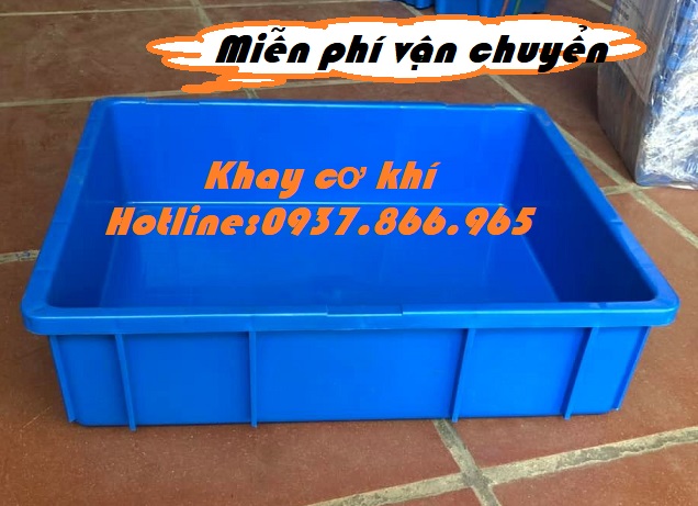 Bán thùng nhựa đặc kim khí, khay nhựa công nghiệp