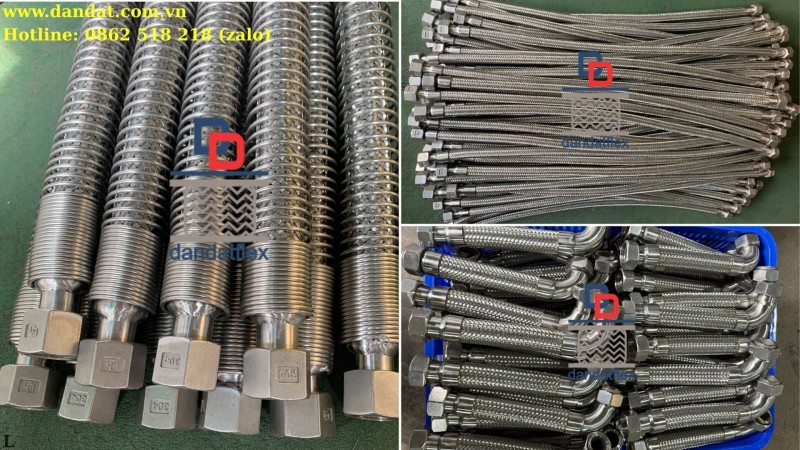 Khớp giãn nở inox, khớp nối chống rung, khớp giãn nở nhiệt, khớp nối mềm inox