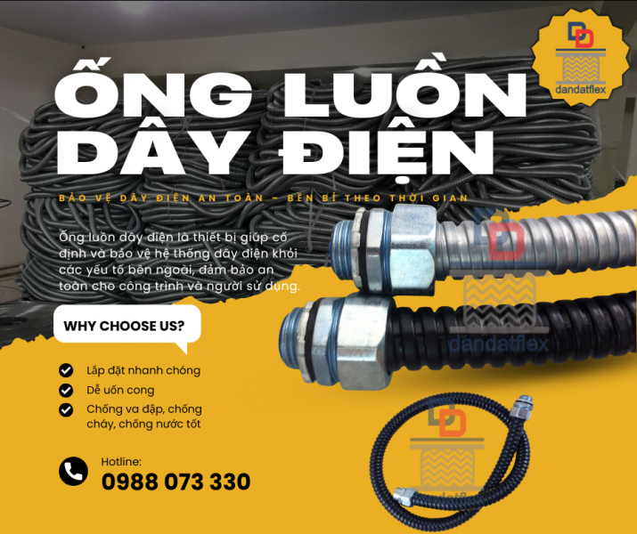 Ống Ruột Gà Lõi Thép Luồn Dây Điện, Ống Inox Luồn Dây Điện, Ống Luồn Dây Điện Bọc Nhựa