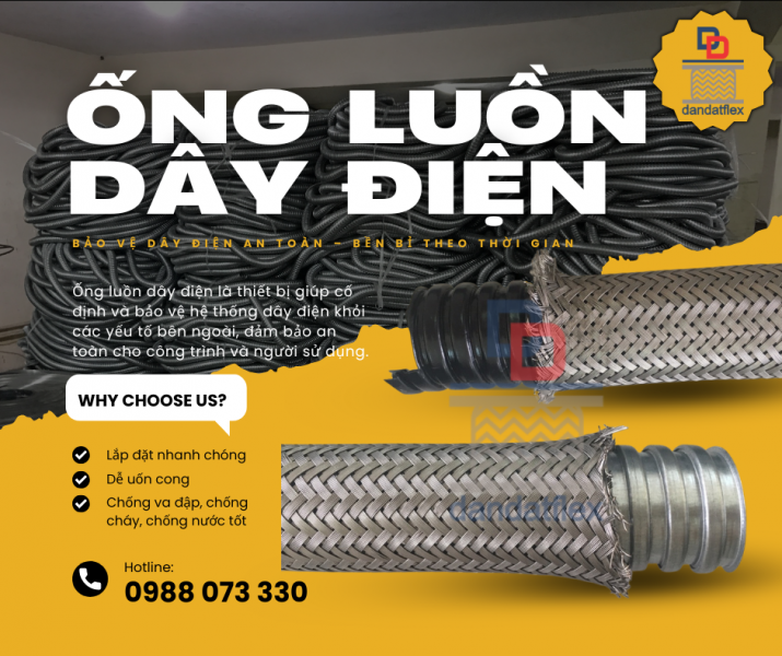 Ống Ruột Gà Lõi Thép Luồn Dây Điện, Ống Inox Luồn Dây Điện, Ống Luồn Dây Điện Bọc Nhựa