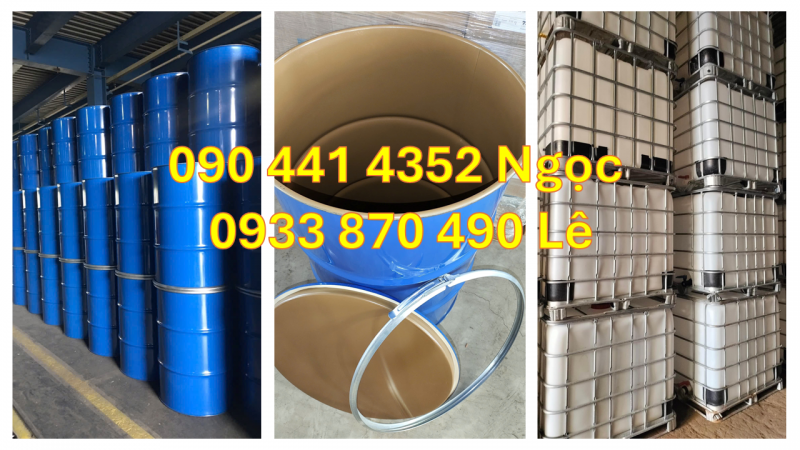 THÙNG PHUY SẮT 220 LÍT ĐỰNG HÓA CHẤT, CÓ THỂ TÁI SỬ DỤNG, TUỔI THỌ HƠN 5 NĂM 