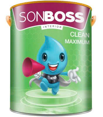Nơi bán sơn nước BOSS INTERIOR CLEAN MAXIMUM  trong nhà chính hãng giá rẻ chiết khấu cao tại TPHCM