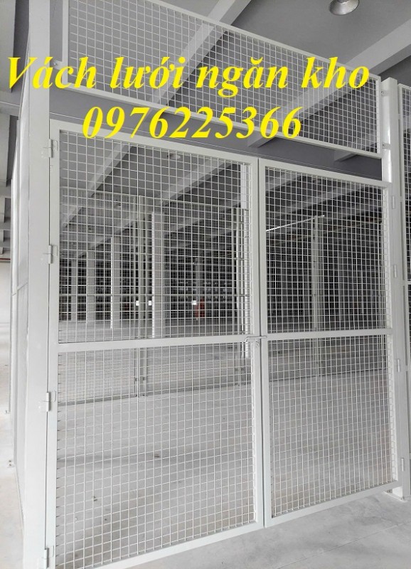 Khung lưới thép ngăn kho, vách lưới ngăn kho