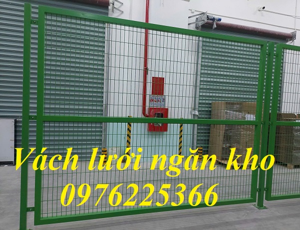 Khung lưới thép ngăn kho, vách lưới ngăn kho