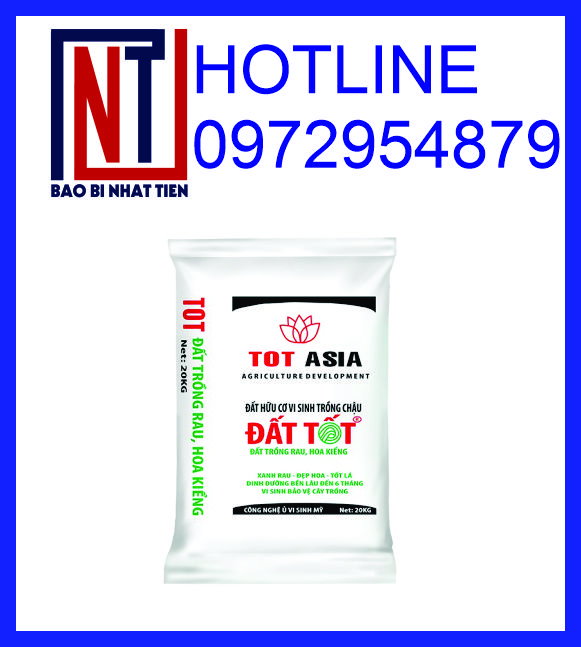 Cung cấp bao PP dệt ghép màng OPP đựng đất trồng cây