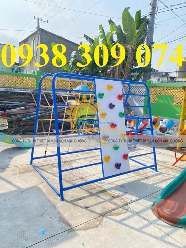 Bộ vận động thang leo, vách dây, leo núi đa năng