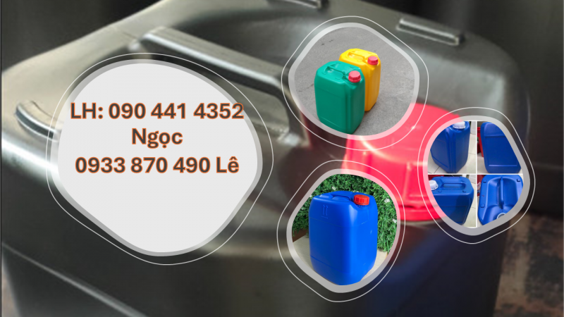 Can nhựa 25 lít đựng axit đặc có được không, can nhựa 30 lít dày bao nhiêu kháng hóa chất tốt 