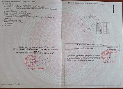 Bán 7692 m² đất xã Long Tân, Đất Đỏ, Bà Rịa – Vũng Tàu giá 3 tỷ/sào