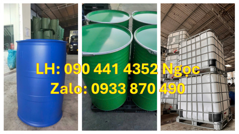 Thùng phuy sắt đựng axit đậm đặc, thùng phi sắt 220 lít chống cháy