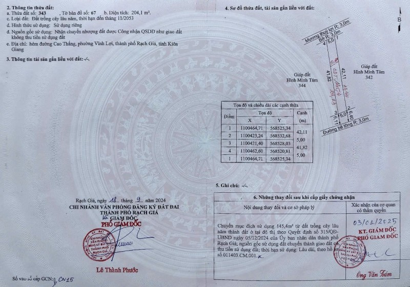 ĐẤT ĐẸP 2 MẶT TIỀN - ĐẦU TƯ SINH LỜI - Chính Chủ Cần Bán Tại Phường Vĩnh Lợi, Rạch Giá, Kiên Giang