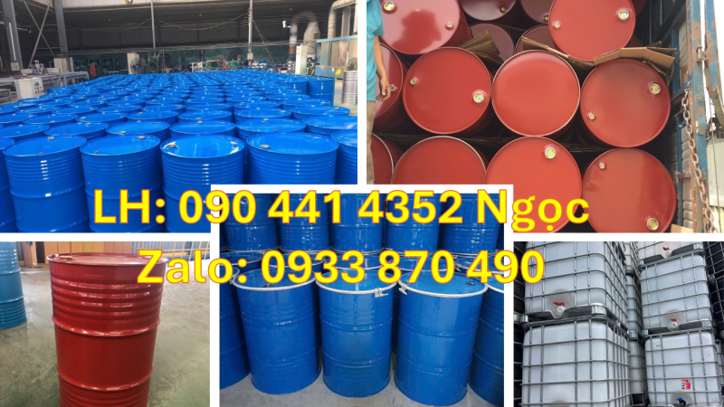 Thùng phuy sắt đựng hóa chất, sỉ - lẻ thùng phuy sắt 220 lít tại TOHCM 